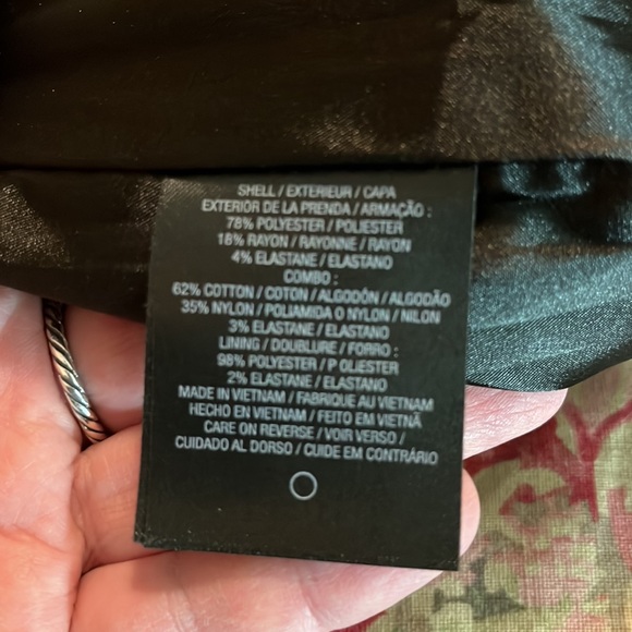 TAHARI Size 10 TRISTA Sheath DRESS  
V-Neck Textured Navy/Black Dress $329 NEW - Picture 16 of 16